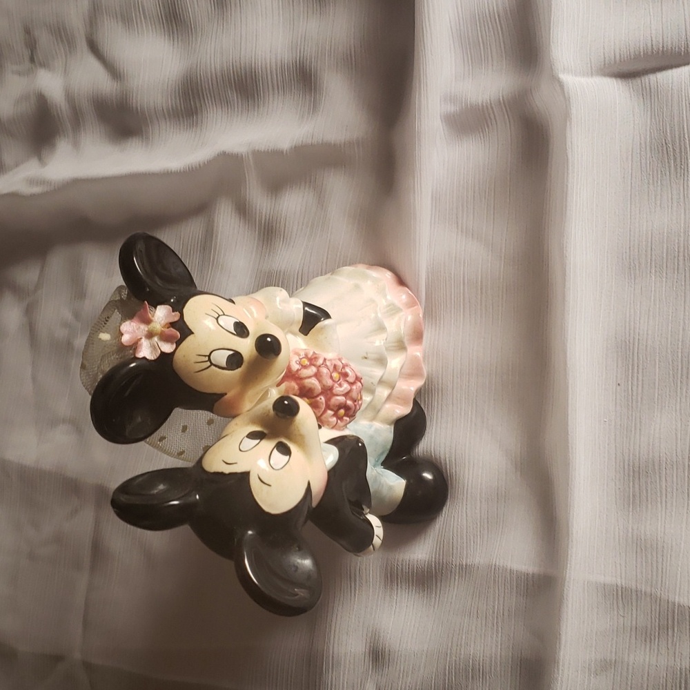 Mickey& Mini  Cake Topper for Wedding or Bridal Shower - Picture 2 of 3